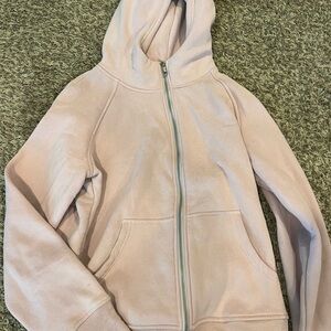 Light Pink Zip-Up Hoodie